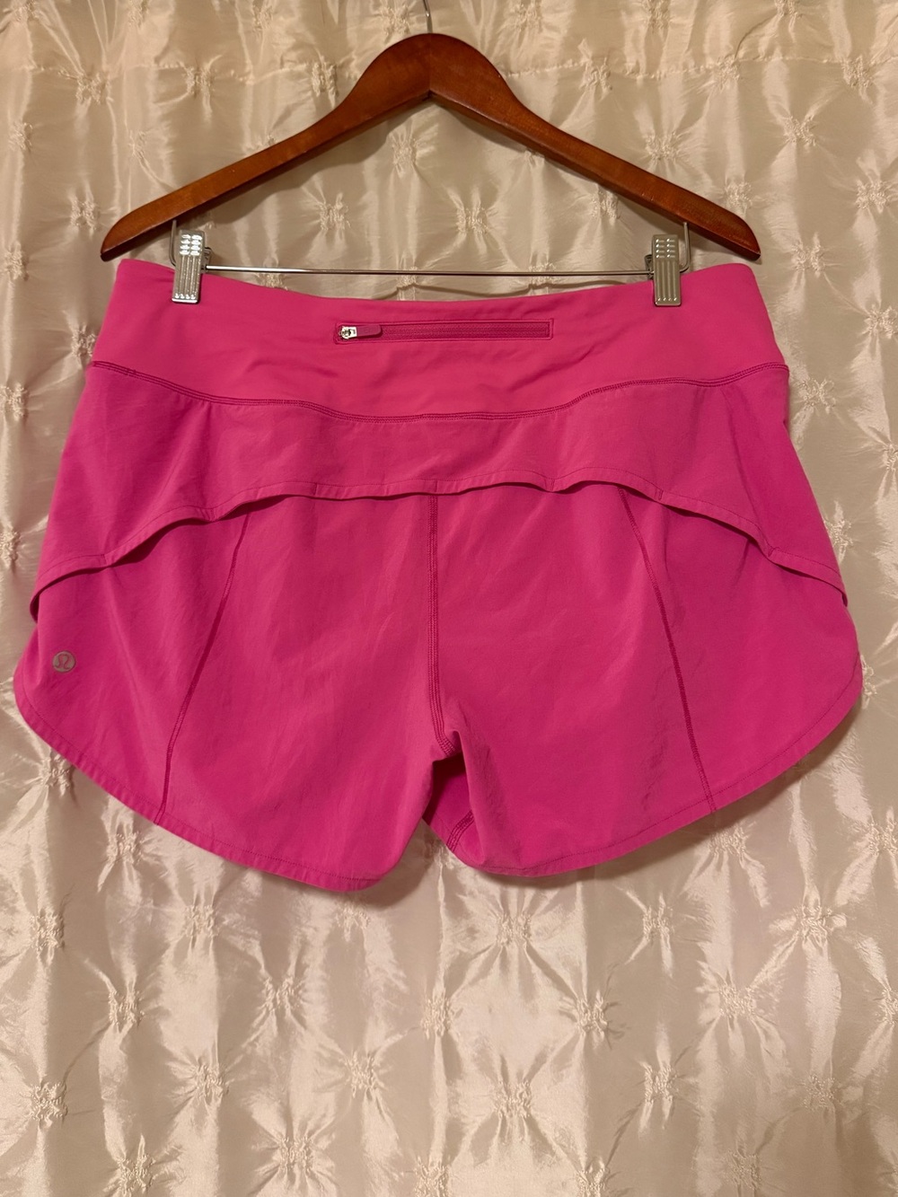 Lululemon Speed Up Athletic Shorts Long *4" Hot Pink Highlight Sonic Sporty - Picture 4 of 15